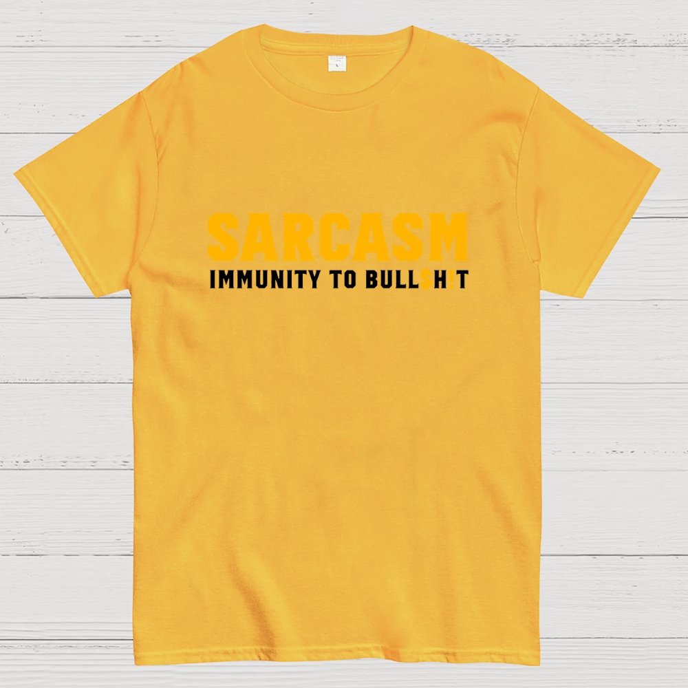 Sarcasm Immunity To Bull$H!T Geek T-Shirt