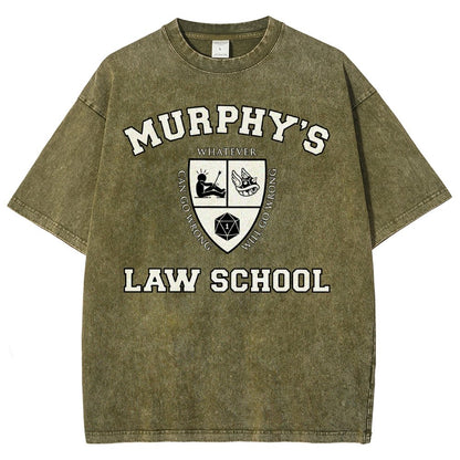Murphy's Law School Vintage Distressed T-shirt