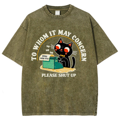 To Whom It May Concern Vintage Distressed T-shirt