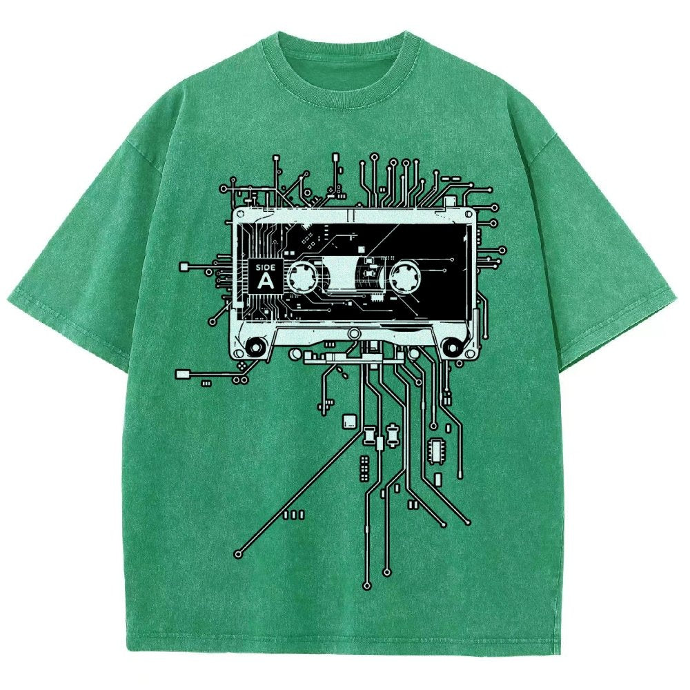 Retro Cassette Vintage Distressed T-shirt