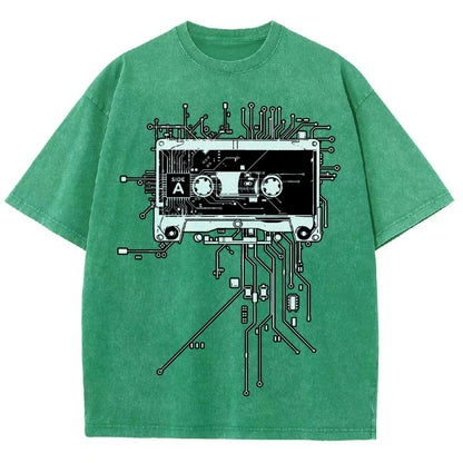 Retro Cassette Vintage Distressed T-shirt