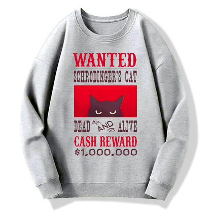 Schrodinger's Cat Geek Cotton Sweatshirt