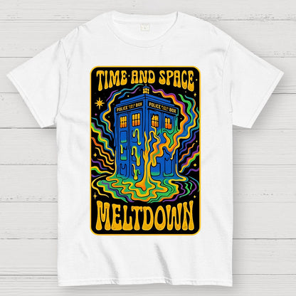 Time And Space Meltdown Geek T-Shirt