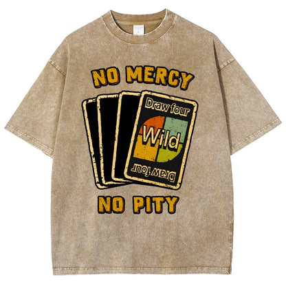 No Mercy No Pity Vintage Distressed T-shirt