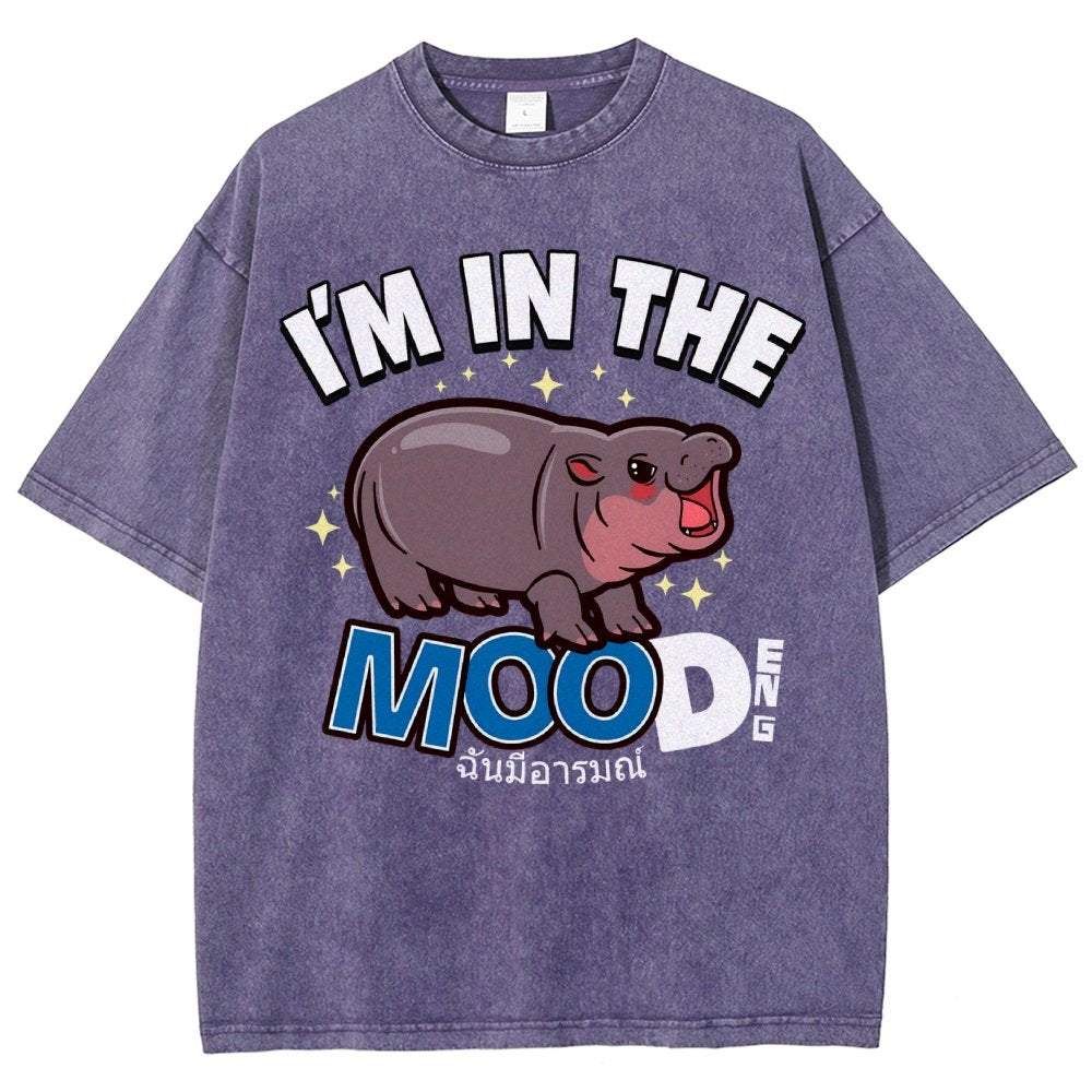 I'm In The MOOd Deng Vintage Distressed T-shirt