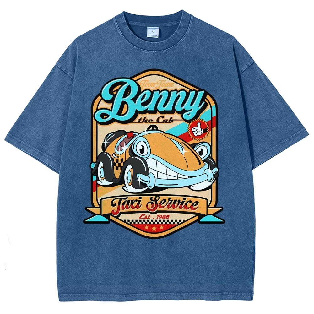 Buddy The Cab Vintage Distressed T-shirt