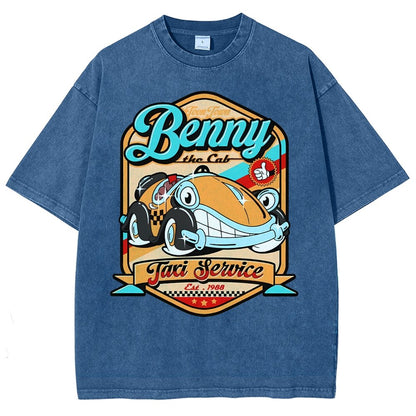 Buddy The Cab Vintage Distressed T-shirt