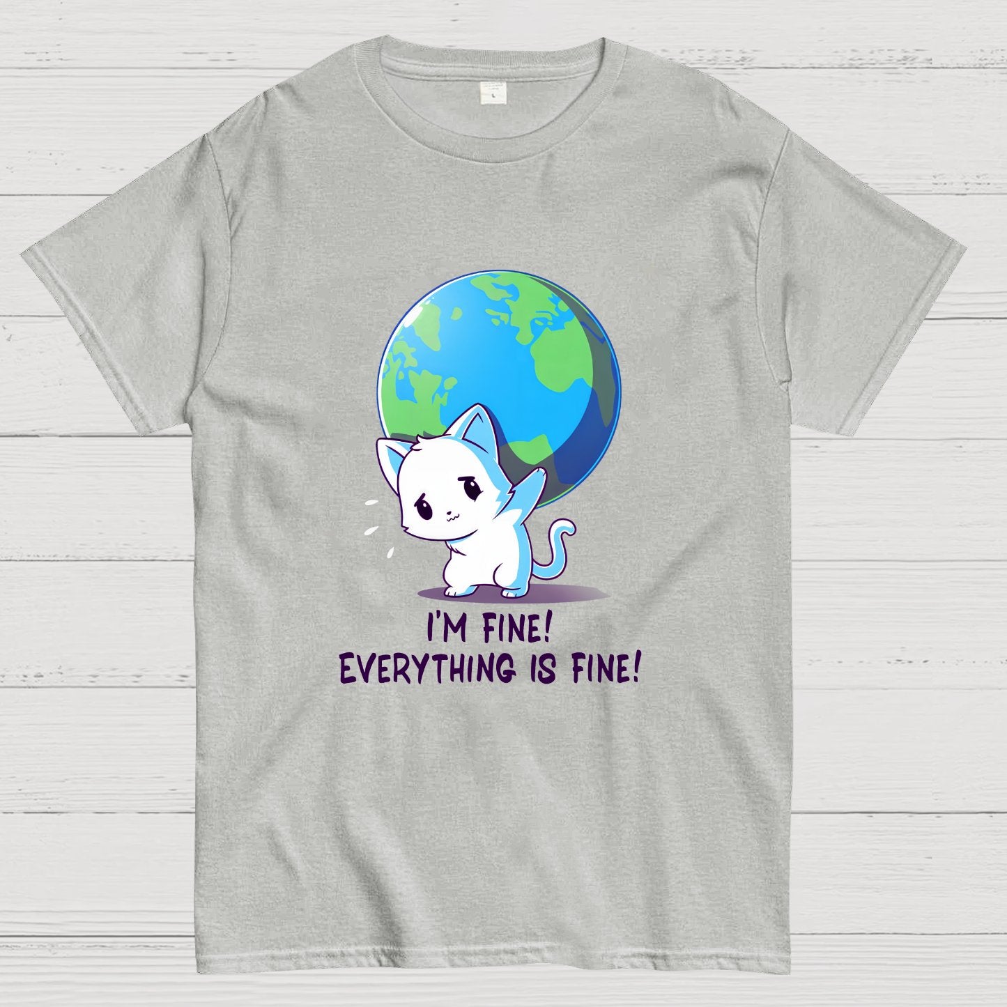 I'm Fine Everything Is Fine Geek T-Shirt