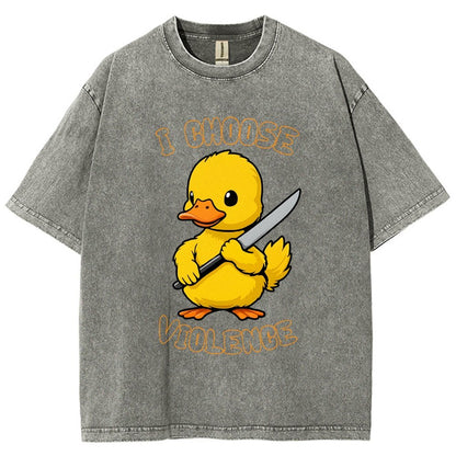 I Choose Violence Vintage Distressed T-shirt