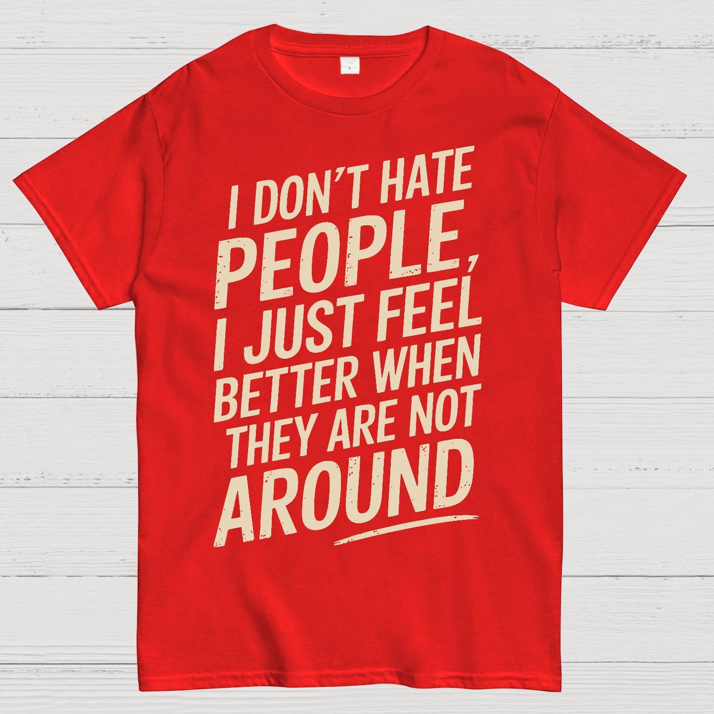 I Don't Hate People Geek T-Shirt