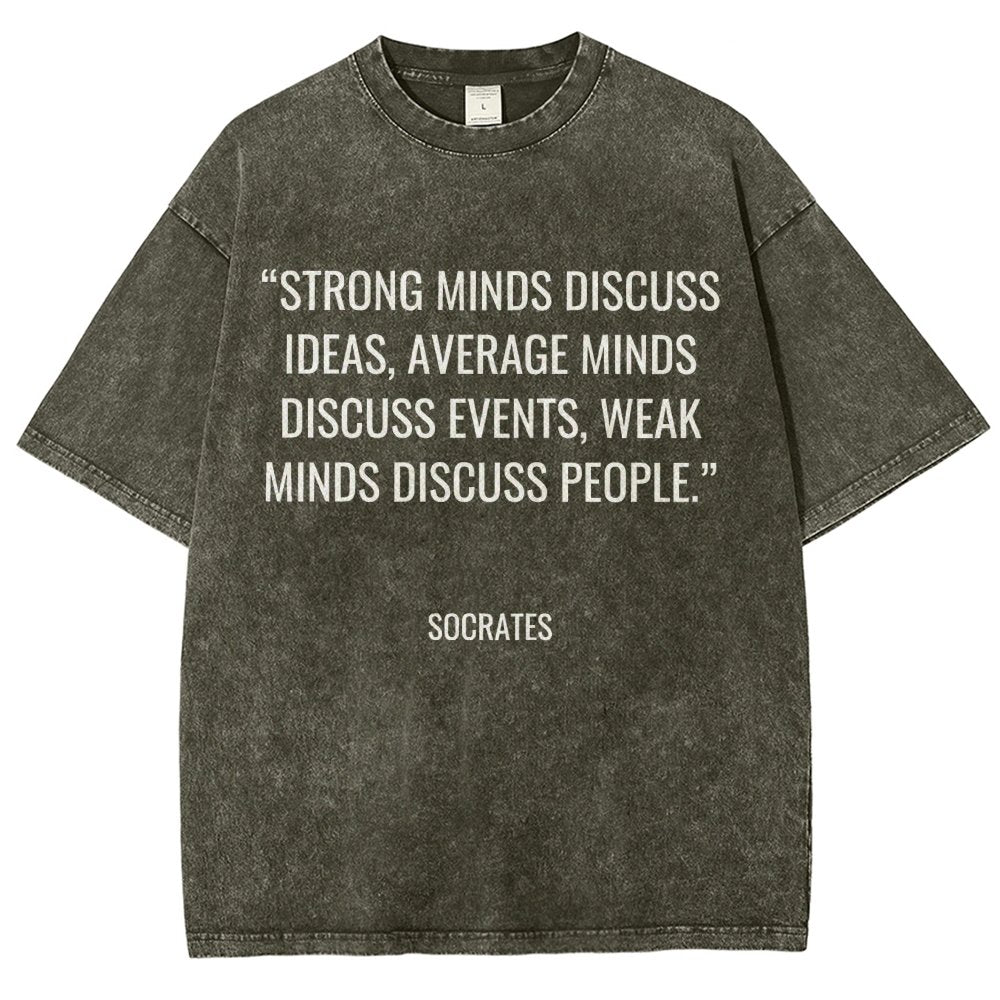 Socrates Quotes Vintage Distressed T-shirt
