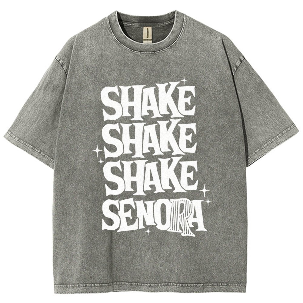 Shake Shake Shake Senora Halloween Vintage Distressed T-shirt