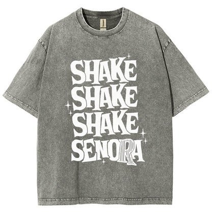 Shake Shake Shake Senora Halloween Vintage Distressed T-shirt