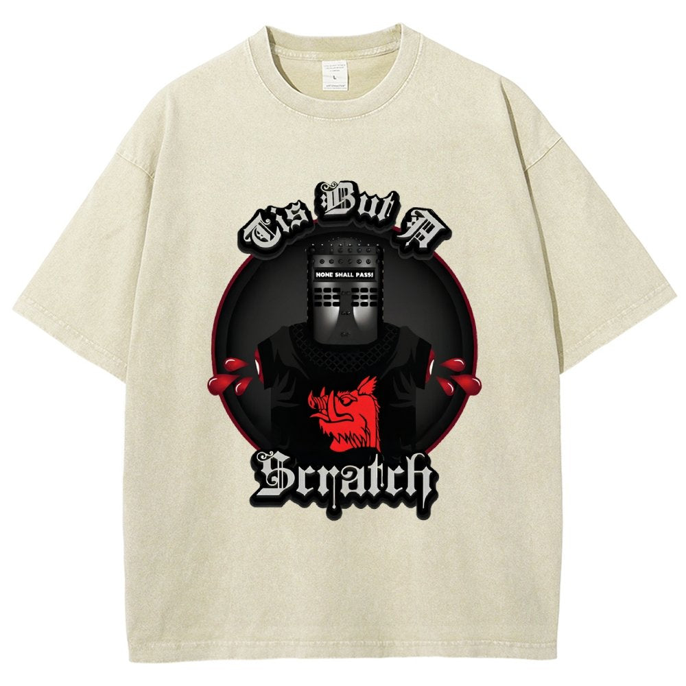 Tis But A Scratch Vintage Distressed T-shirt