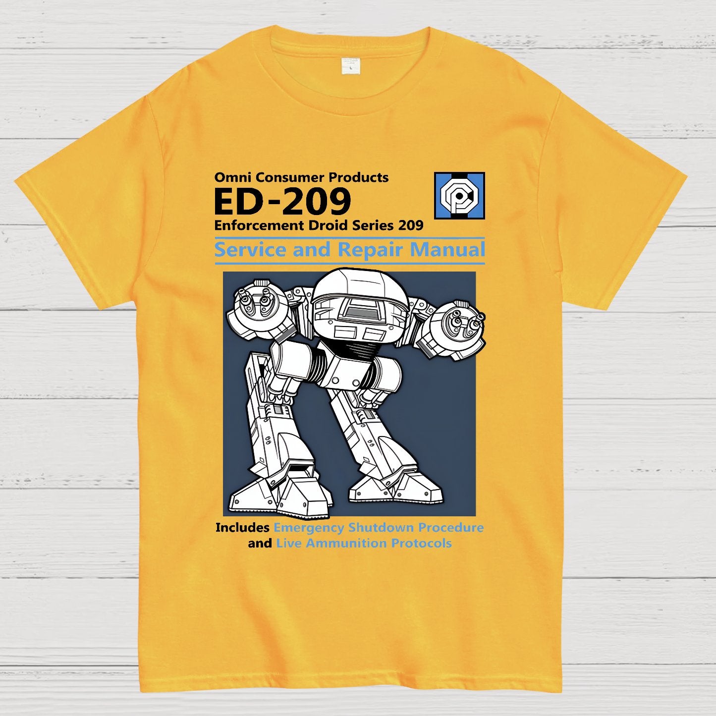 ED209 Service and Repair Manual Geek T-Shirt