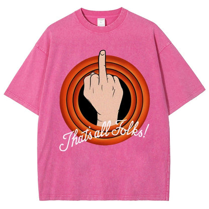 That's All Folks Vintage Distressed T-shirt