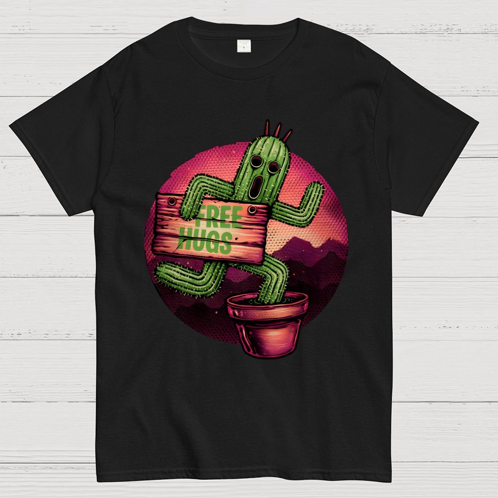 Huggable Cactus Geek T-Shirt