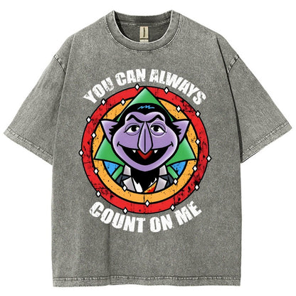 Count On Me Vintage Distressed T-shirt