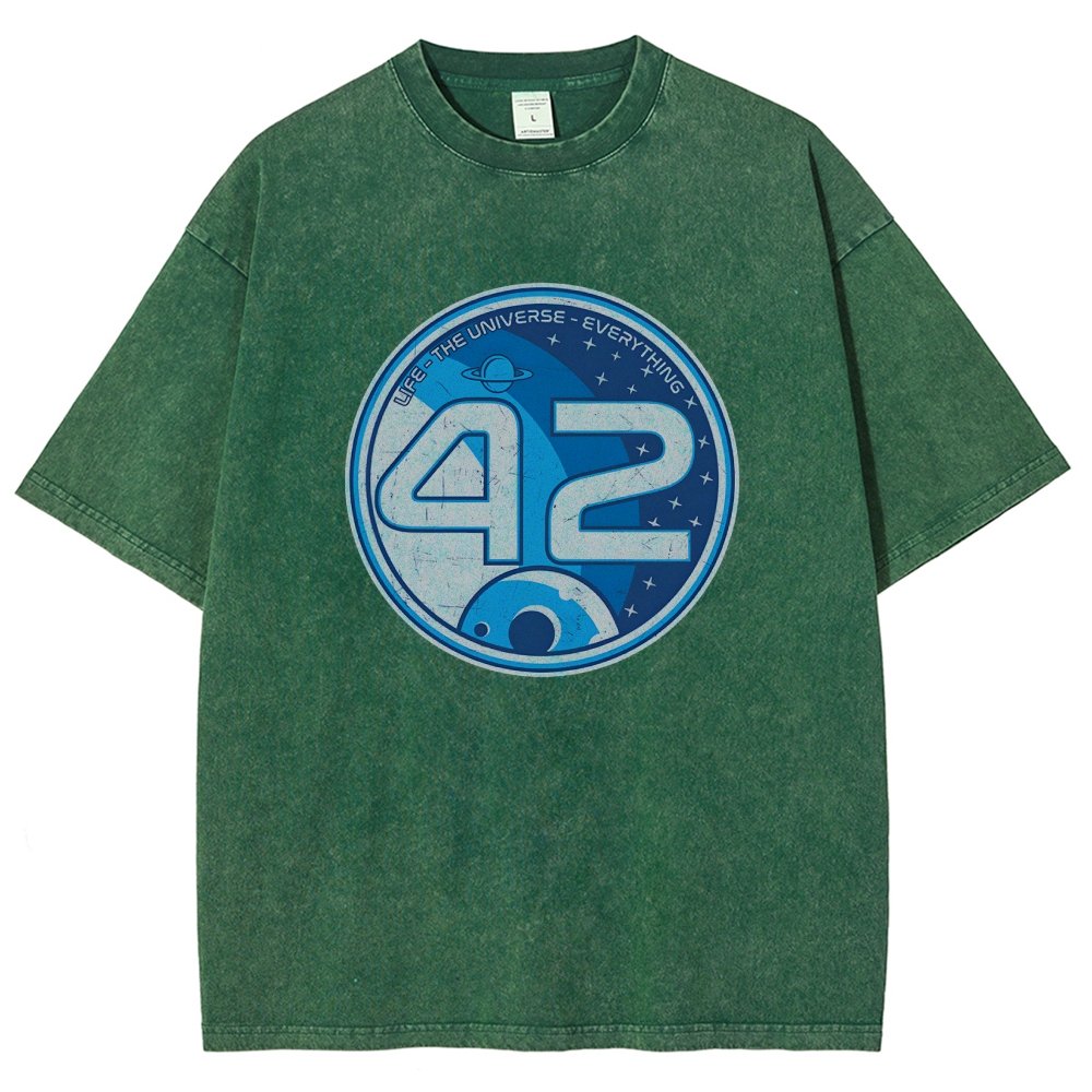 42- The Answer Vintage Distressed T-shirt
