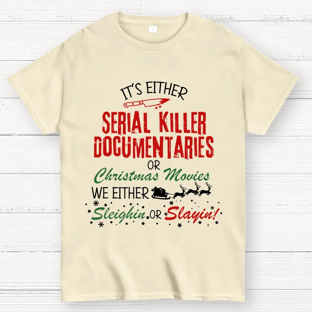 Horror Christmas Funny Christmas Geek T-Shirt