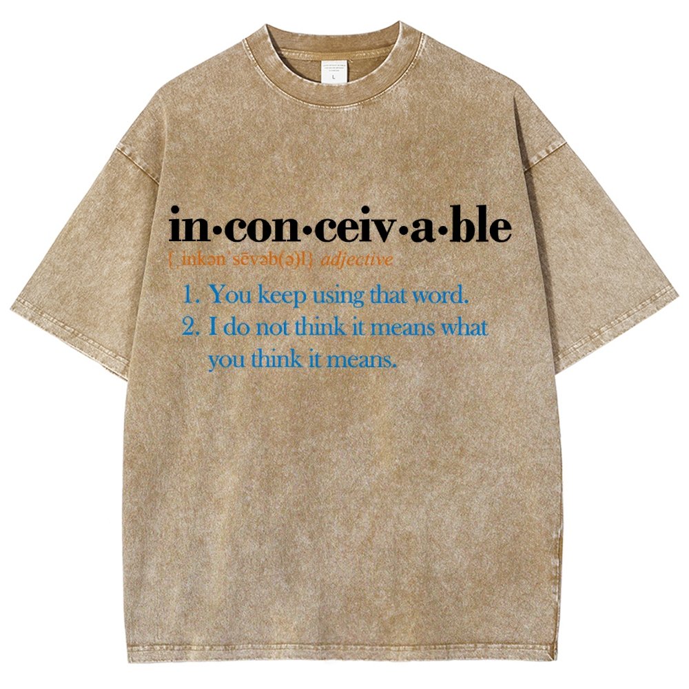 In-con-ceiv-a-ble Vintage Distressed T-shirt