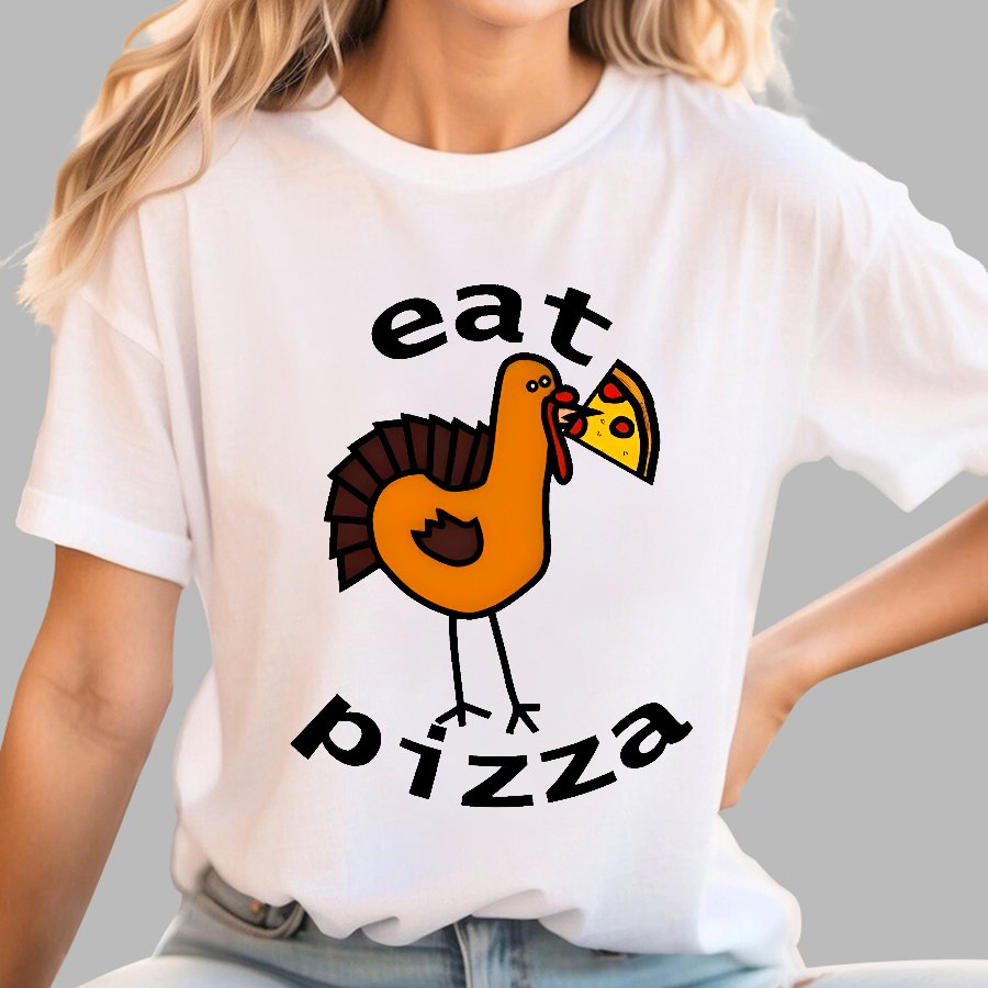 Eat Pizza Funny Geek T-Shirt