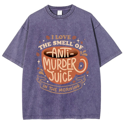 Anti-Murder Juice Vintage Distressed T-shirt