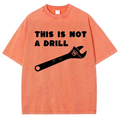 Not a Drill Vintage Distressed T-shirt