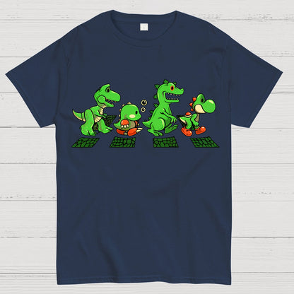 Green Scaly Road Geek T-Shirt