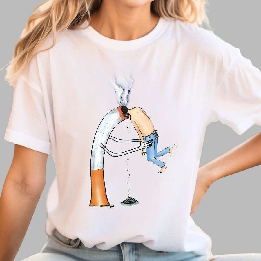 Smoking Solves Your Problems Geeky T-Shirt