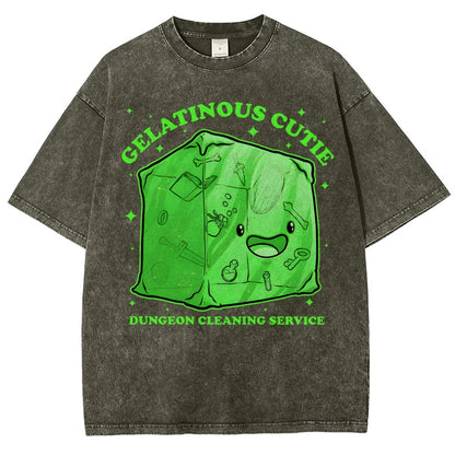 Gelatinous Cute Dungeon Vintage Distressed T-shirt