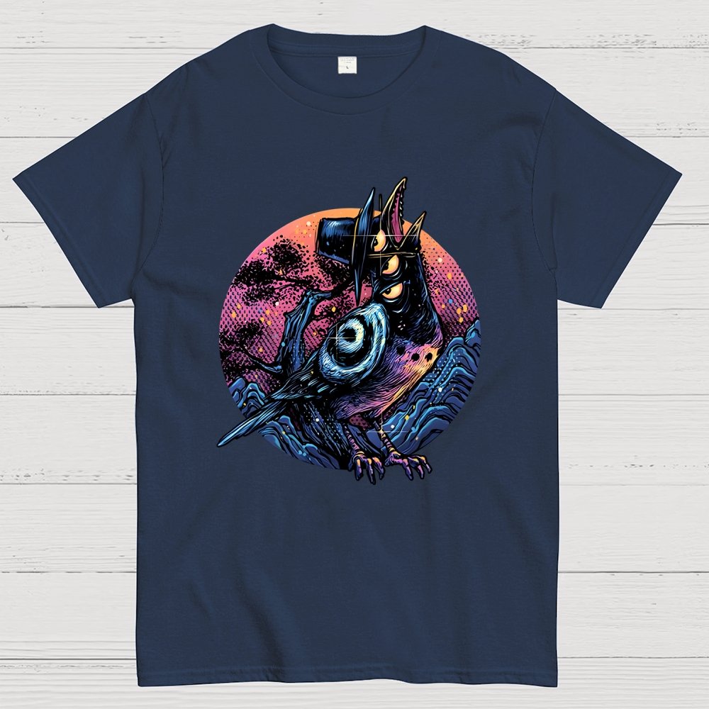 Crow from the underworld Unisex Geek T-Shirt