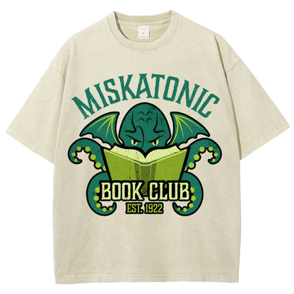 Mystic Book Club Vintage Distressed T-shirt