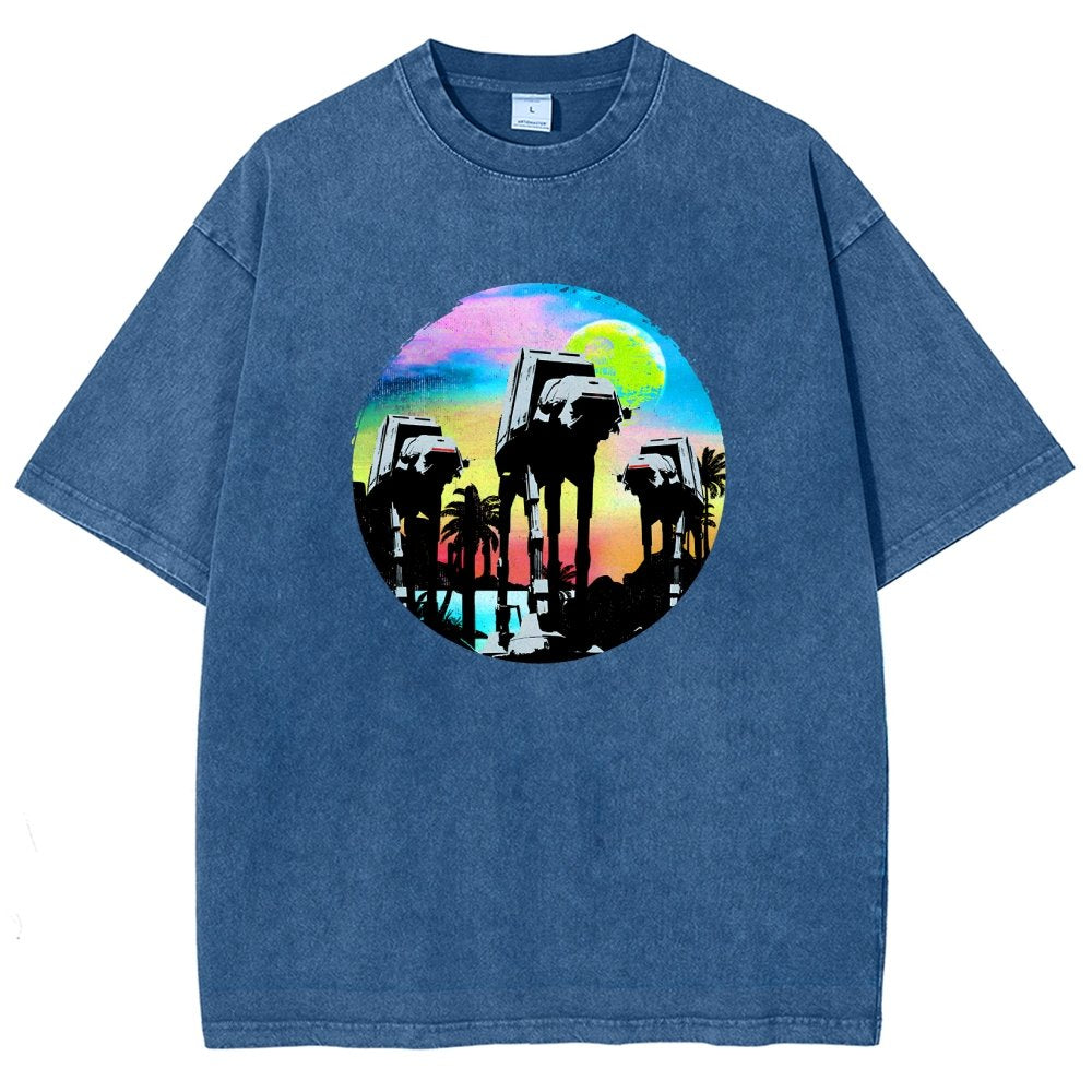 Retro Walker Adventure Vintage Distressed T-shirt
