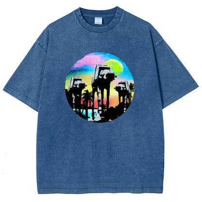Retro Walker Adventure Vintage Distressed T-shirt