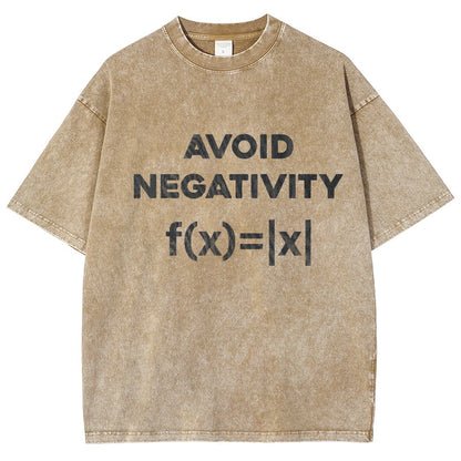 Avoid Negativity Vintage Distressed T-shirt
