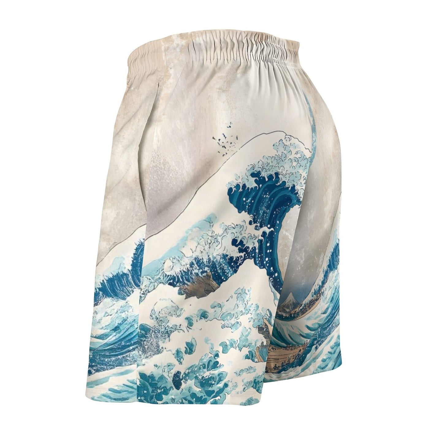 A Sea Salt Package Showcasing A Beautiful Ocean Geek Shorts