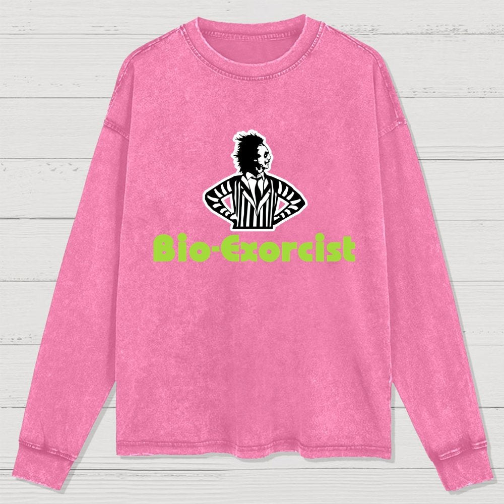 Bio-Exorcist! Washed Long Sleeve Tee
