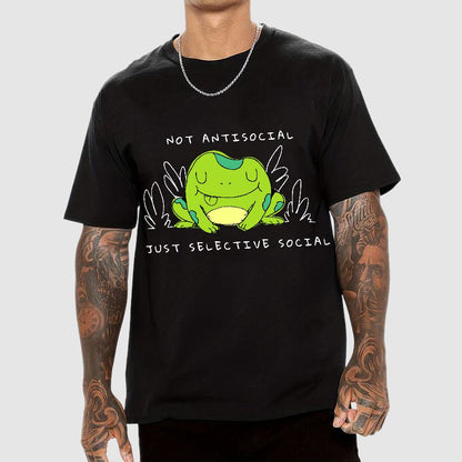 Not antisocial... Just selective social Geek T-Shirt