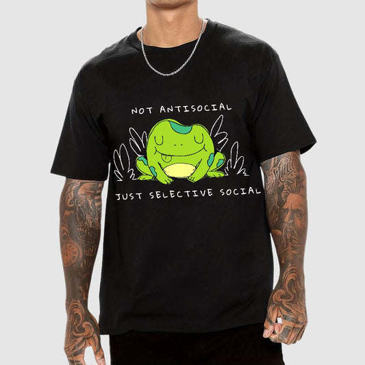 Not antisocial... Just selective social Geek T-Shirt