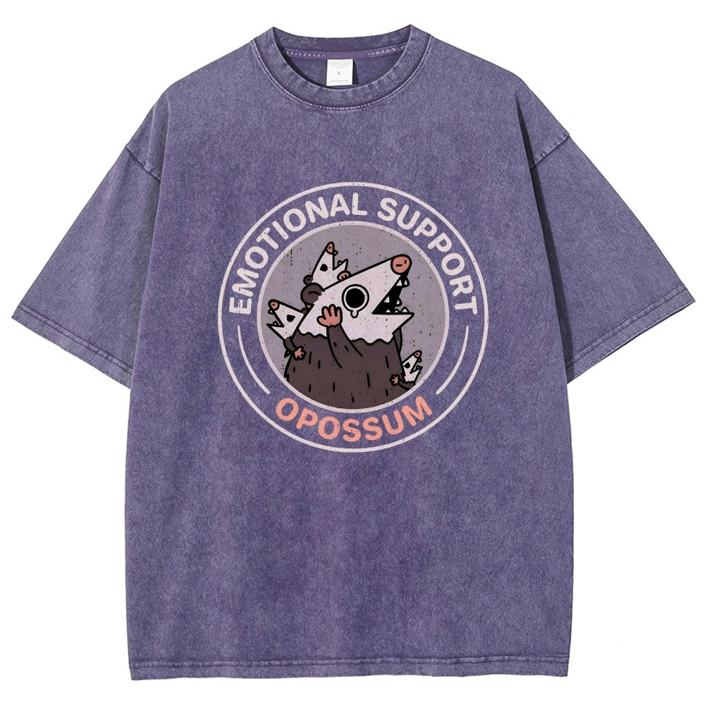 Emotional Support Possum Vintage Distressed T-shirt