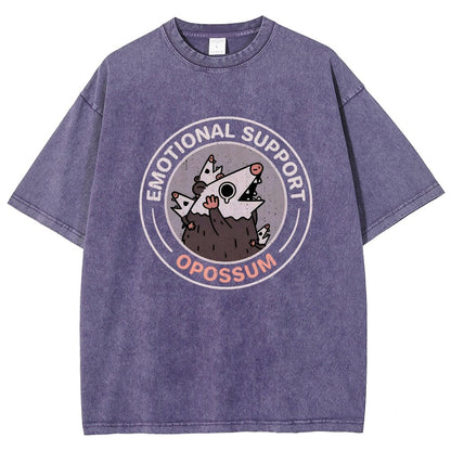 Emotional Support Possum Vintage Distressed T-shirt