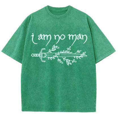I Am No Man Vintage Distressed T-shirt