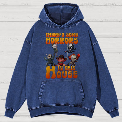 Horror Movie Halloween Vintage Distressed Hoodie