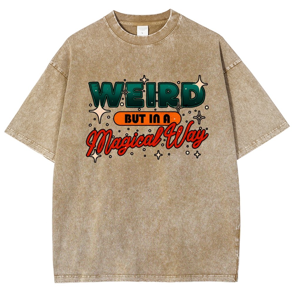 Weird But In A Magical Way Vintage Distressed T-shirt