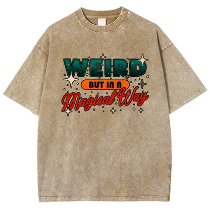 Weird But In A Magical Way Vintage Distressed T-shirt