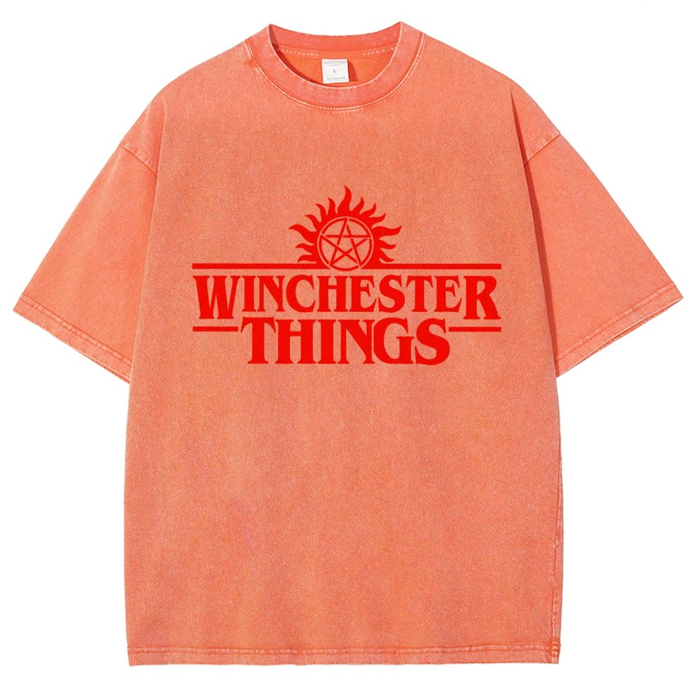 Winchester Things Vintage Distressed T-shirt