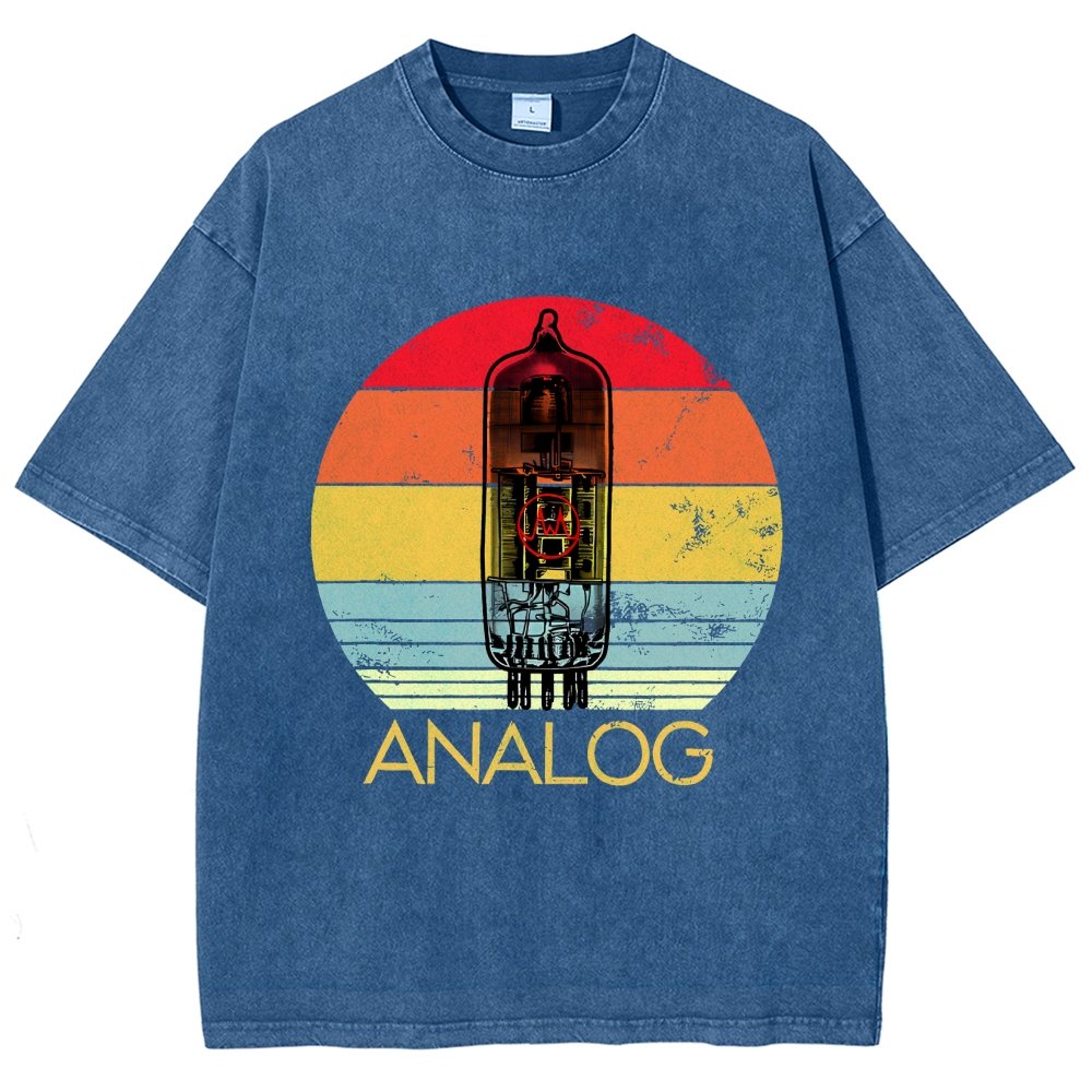 Vacuum Tube Analog Vintage Distressed T-shirt