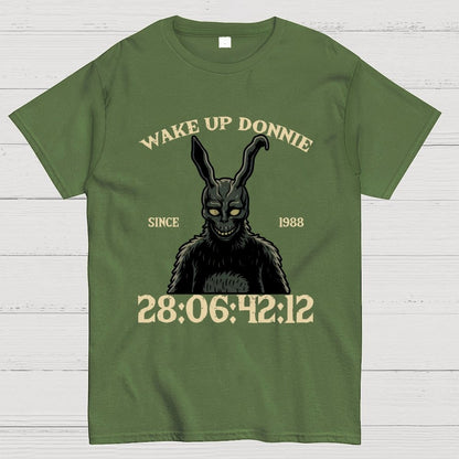 Wake up donnie Unisex Geek T-Shirt