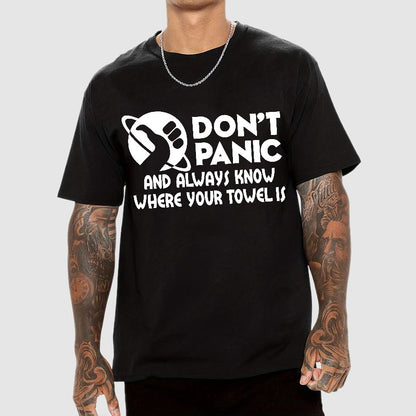 Don't Panic Geek T-Shirt